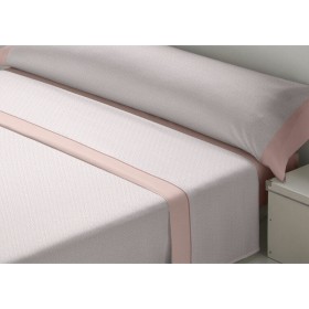 Bedding set D'Or JAZMIN Pink Single Franela by D'Or, Sheets and pillowcases - Ref: D2102571, Price: 42,04 €, Discount: %