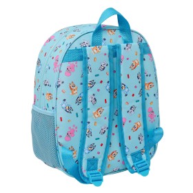 Mochila Escolar con Ruedas Pinypon Azul Rosa 20 x 28 x 8 cm | Tienda24 Tienda24.eu