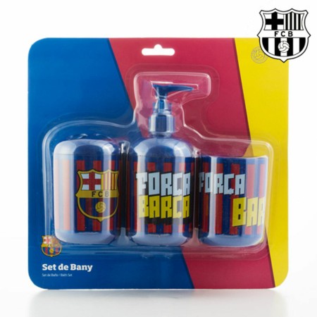 Accessoires de Salle de Bain FC Barcelone (3 pièces) | Tienda24 - Global Online Shop Tienda24.eu