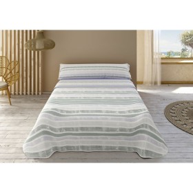 Jeu de draps Libela ADRIANO Bleu Lit ½ persones de Libela, Draps et taies d'oreiller - Réf : D2102781, Prix : 21,99 €, Remise...