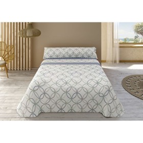 Bedding set Libela NAHUM Blue King size by Libela, Sheets and pillowcases - Ref: D2102790, Price: 22,99 €, Discount: %