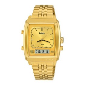 Relógio masculino Pulsar Dourado de Pulsar, Relógios com braselete - Ref: V3401784, Preço: 80,44 €, Desconto: %