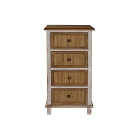 Commode Alexandra House Living Bleu Rotin Bois d'épicéa Bois MDF 38 x 80 x 90 cm | Tienda24 - Global Online Shop Tienda24.eu