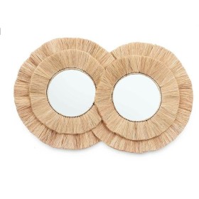 Wall mirror Natural 45 X 4 X 80 CM | Tienda24 - Global Online Shop Tienda24.eu