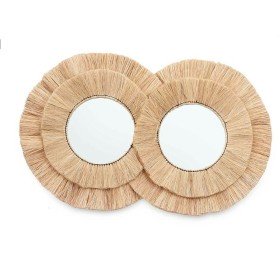 Espejo de pared Plateado Madera Vidrio 52,5 x 155 x 1,5 cm (2 Unidades) | Tienda24 - Global Online Shop Tienda24.eu