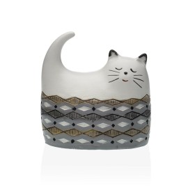 Figurine Décorative Versa Blanc Chat de Versa, Objets de décoration - Réf : V3402327, Prix : 7,72 €, Remise : %