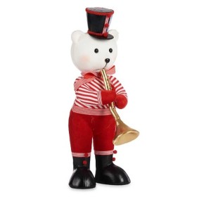 Decorative Figure Bear Trumpet Multicolour by Krist+, Christmas - Ref: V3402336, Price: 56,99 €, Discount: %