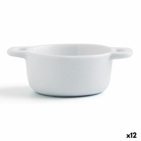 Plato Llano Ariane Tornado White Bicolor Cerámica Ø 31 cm (6 Unidades) | Tienda24 Tienda24.eu