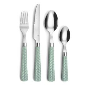 Set de Cubiertos Pradel essentiel Ecorce 20 Piezas Acero Metal | Tienda24 Tienda24.eu