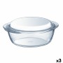 Cacerola Con Tapa Pyrex Essentials Transparente 1,4 L (3 Unidades) | Tienda24 Tienda24.eu