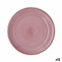 Piatto da pranzo Quid Vita Peoni Rosa Ceramica Ø 27 cm (12 Unità)