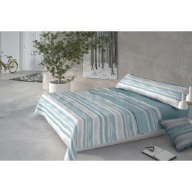 Bedding set D'Or JAZMIN Blue Super king Franela | Tienda24 - Global Online Shop Tienda24.eu