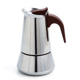 Cafetera Italiana Vin Bouquet Aluminio 6 Tazas Negro | Tienda24 Tienda24.eu