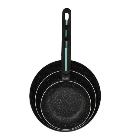 Set of pans Quid Oasis Black Metal 3 Pieces | Tienda24 Tienda24.eu