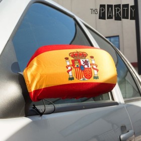 Spanish Flag Rear View Mirror Cover (Pack of 2) by BigBuy Car, Air Freshener - Ref: H2500129, Price: 3,57 €, Discount: %