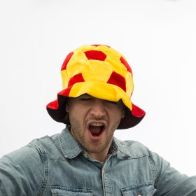 Gorro Balón de Fútbol Bandera de España Th3 Party de BigBuy Party, Artículos para fiestas - Ref: H2500130, Precio: 1,88 €, De...