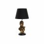 Lampe de bureau DKD Home Decor Noir Doré Polyester Résine Africaine (31 x 31 x 58 cm) | Tienda24 Tienda24.eu