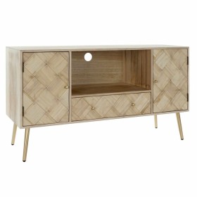 Mobile TV DKD Home Decor 118 x 40 x 65 cm Metallo Marrone Chiaro Legno