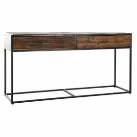 Mesa de Centro Alexandra House Living Gris Metal Madera MDF 60 x 49 x 124 cm | Tienda24 Tienda24.eu