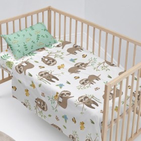 Cot Bedding Set HappyFriday MOSHI MOSHI Multicolour by HappyFriday, Bed linen for cots - Ref: D1612727, Price: 20,76 €, Disco...