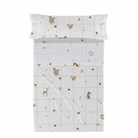 Drap housse HappyFriday MR FOX Multicouleur Rose 70 x 140 x 14 cm | Tienda24 - Global Online Shop Tienda24.eu