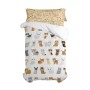 Parure de couette HappyFriday Mr Fox Cats Multicouleur Lit 1 persone 2 Pièces | Tienda24 - Global Online Shop Tienda24.eu