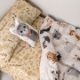 Juego de funda nórdica HappyFriday Mr Fox Cats Multicolor Cama de 80/90 2 Piezas | Tienda24 - Global Online Shop Tienda24.eu