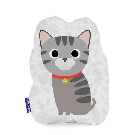 Kissen HappyFriday Mr Fox Bunt Katze 40 x 30 cm | Tienda24 - Global Online Shop Tienda24.eu