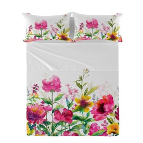 Taie d'oreiller HappyFriday Soft bouquet Multicouleur 80 x 80 cm | Tienda24 - Global Online Shop Tienda24.eu