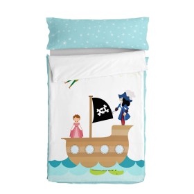 Quilt Cover without Filling HappyFriday Basic Kids Little star Beige 90 x 200 cm | Tienda24 - Global Online Shop Tienda24.eu