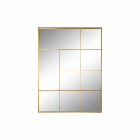 Miroir mural DKD Home Decor Doré Verre Fer Fenêtre 90 x 2 x 120 cm 90 x 1,8 x 120 cm | Tienda24 Tienda24.eu