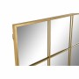 Wandspiegel DKD Home Decor Gold Kristall Eisen Fenster 90 x 2 x 120 cm 90 x 1,8 x 120 cm | Tienda24 Tienda24.eu