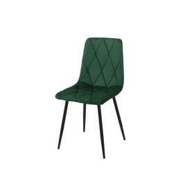 Silla Romimex Verde Terciopelo Metal 45 x 89 x 55 cm de Romimex, Sillas - Ref: D1616260, Precio: 65,53 €, Descuento: %