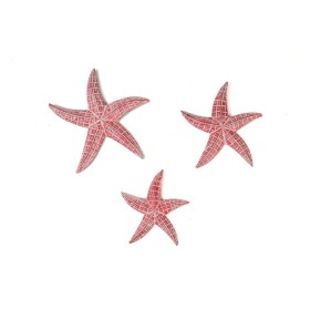 Decoración de Pared Romimex Coral Estrellas 23 x 5 x 23 cm 3 Piezas de Romimex, Adornos - Ref: D1617282, Precio: 16,41 €, Des...