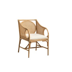 Armchair Romimex Natural Rattan 53 x 86 x 63 cm by Romimex, Chairs - Ref: D1618814, Price: 391,14 €, Discount: %