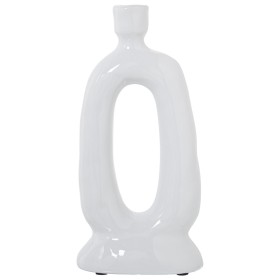 Candelabro Bianco Resina Natale 10 x 10 x 29 cm | Tienda24 - Global Online Shop Tienda24.eu