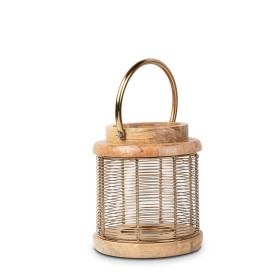 Candle Holder Home ESPRIT Golden Metal 38,5 X 38,5 X 80 cm | Tienda24 - Global Online Shop Tienda24.eu