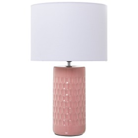 Lampada da tavolo Alexandra House Living Multicolore Rosa Ceramica 40 W 25 x 42 x 25 cm di Alexandra House Living, Lampade da...