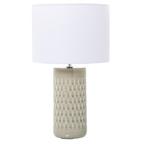 Lampada da tavolo Alexandra House Living Beige Multicolore Ceramica 40 W 25 x 42 x 25 cm di Alexandra House Living, Lampade d...