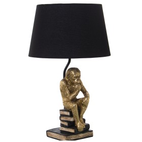 Tischlampe Alexandra House Living Schwarz Gold Kunststoff 40 W 31 x 51 x 31 cm Affe von Alexandra House Living, Tisch- & Nach...