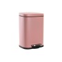 Pedal bin DKD Home Decor 21 x 18 x 29,5 cm Metal 5 L Peach polypropylene Basic | Tienda24 Tienda24.eu