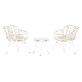 Conjunto de mesa com 2 cadeiras Branco | Tienda24 Tienda24.eu