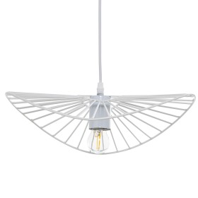 Candeeiro de teto Alexandra House Living Branco Metal 60 W 37 x 10 x 32 cm de Alexandra House Living, Iluminação de teto inte...