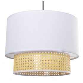 Suspension Alexandra House Living Blanc Multicouleur osier 40 W 40 x 30 x 40 cm de Alexandra House Living, Plafonniers - Réf ...