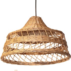 Deckenlampe Alexandra House Living natürlich Rattan Naturfaser 40 W 51 x 32 x 51 cm von Alexandra House Living, Deckenleuchte...