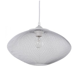 Candeeiro de teto Alexandra House Living Branco Metal 40 W 38 x 25 x 38 cm de Alexandra House Living, Iluminação de teto inte...