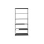 Scaffale DKD Home Decor Nero Metallo 80 x 30 x 175 cm (1)