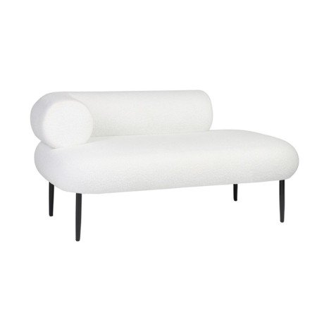 Sofa DKD Home Decor White Black Metal Scandi 127,5 x 73,5 x 64 cm | Tienda24 Tienda24.eu