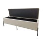 Banqueta DKD Home Decor Negro Crema Metal 140 x 40 x 45 cm | Tienda24 Tienda24.eu