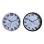 Reloj de Pared DKD Home Decor 25,5 x 4 x 25,5 cm Negro Blanco Poliestireno (2 Unidades) | Tienda24 Tienda24.eu